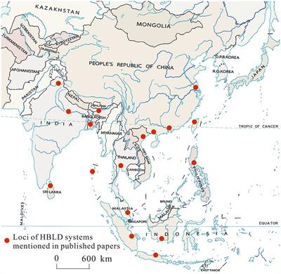 Review of the high bed–low ditch system as an alternative to lowland paddy in tropical and subtropical Asia